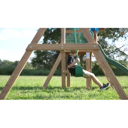 Backyard Discovery Buckley Hill All Cedar Swing Set & Reviews Wayfair